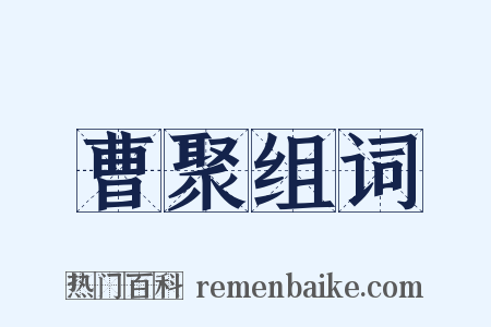 曹聚组词是什么意思的图片